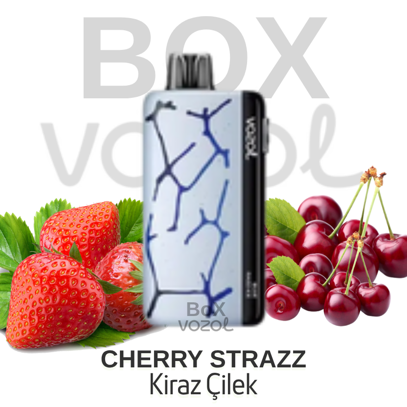Vozol 45000 Puff - Cherry Strazz - Neon