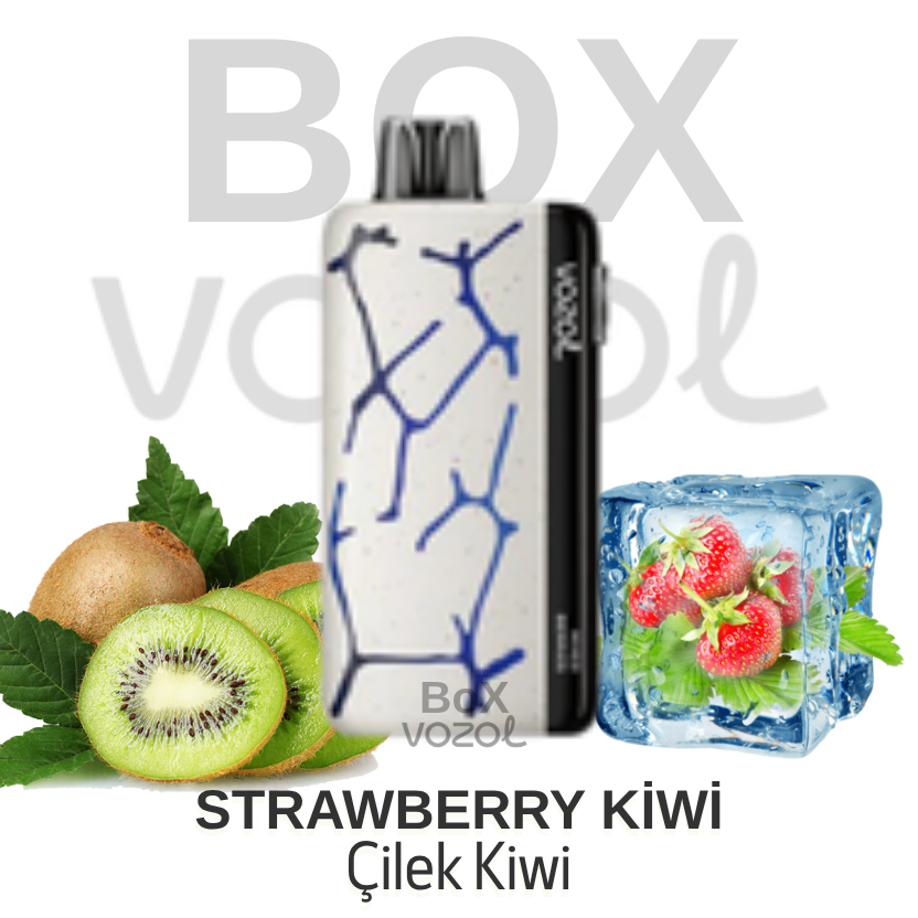 Vozol 45000 Puff - Frozen Strawberry Kiwi - Neon