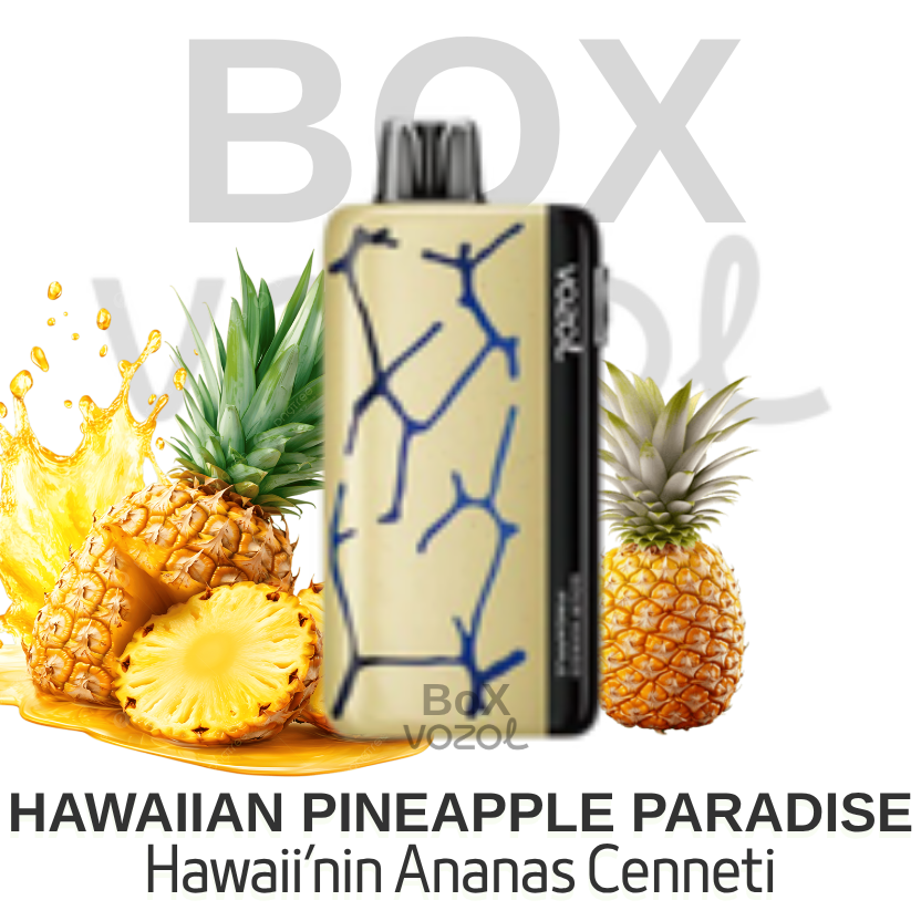 Vozol 45000 Puff - Hawaiian Pineapple Paradise - Neon