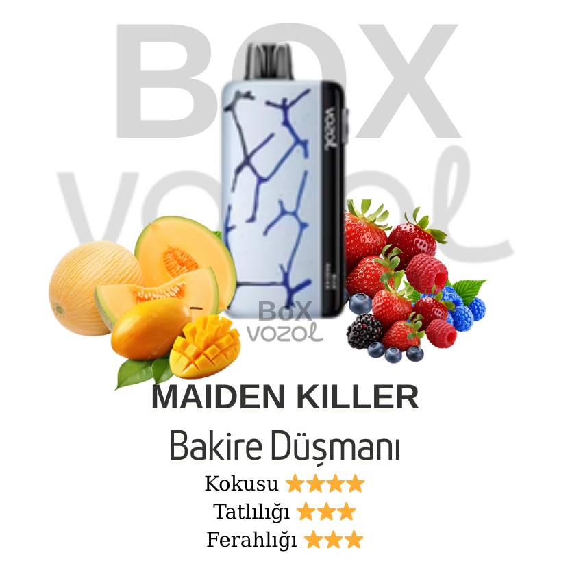 Vozol 45000 Puff - Maiden Killer - Neon