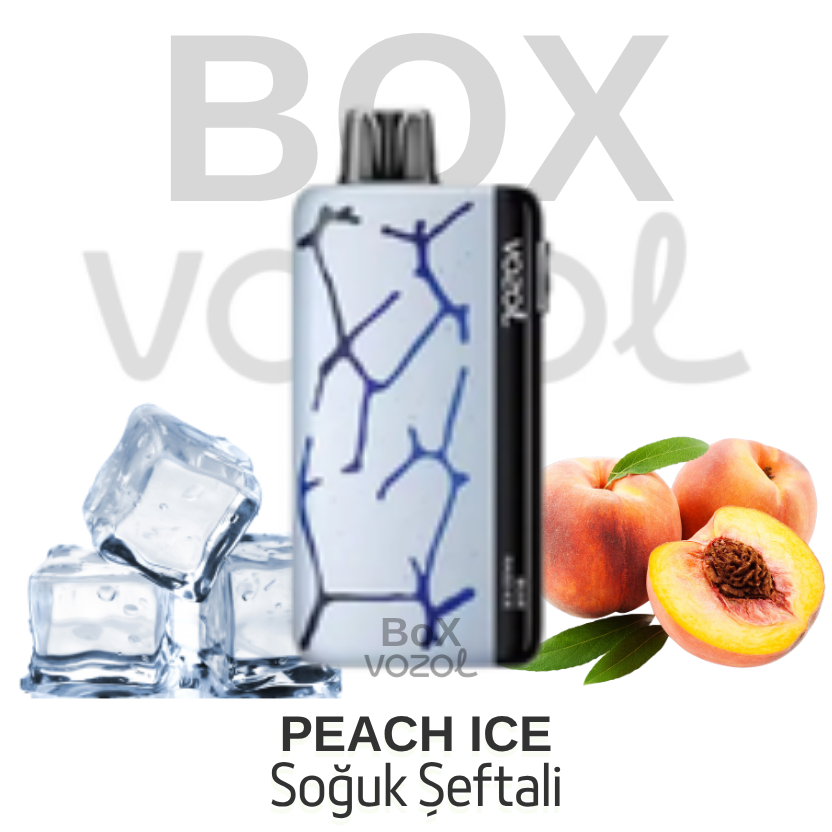 Vozol 45000 Puff - Peach Ice - Neon