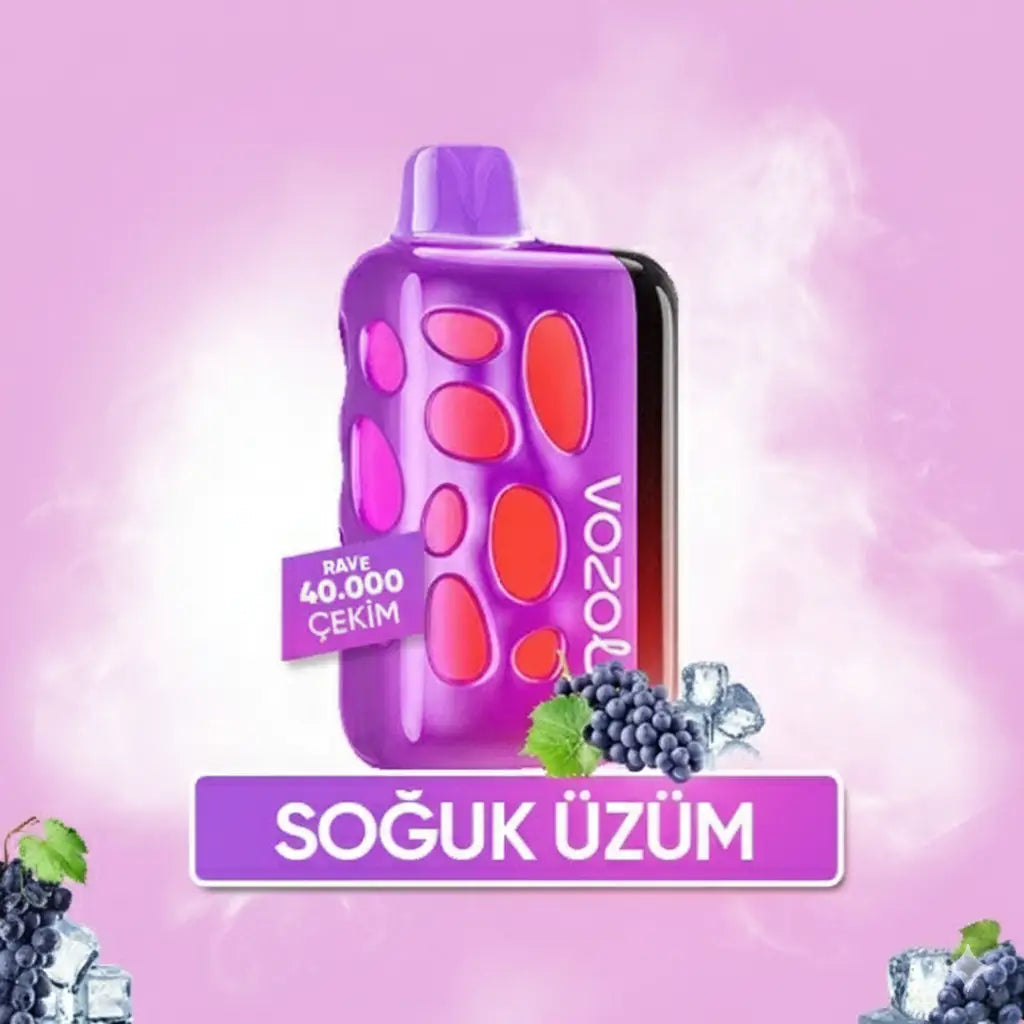 Vozol 40000 Puff - Grape Ice - Rave