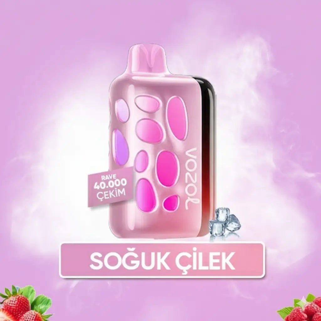 Vozol 40000 Puff - Strawberry Ice - Rave