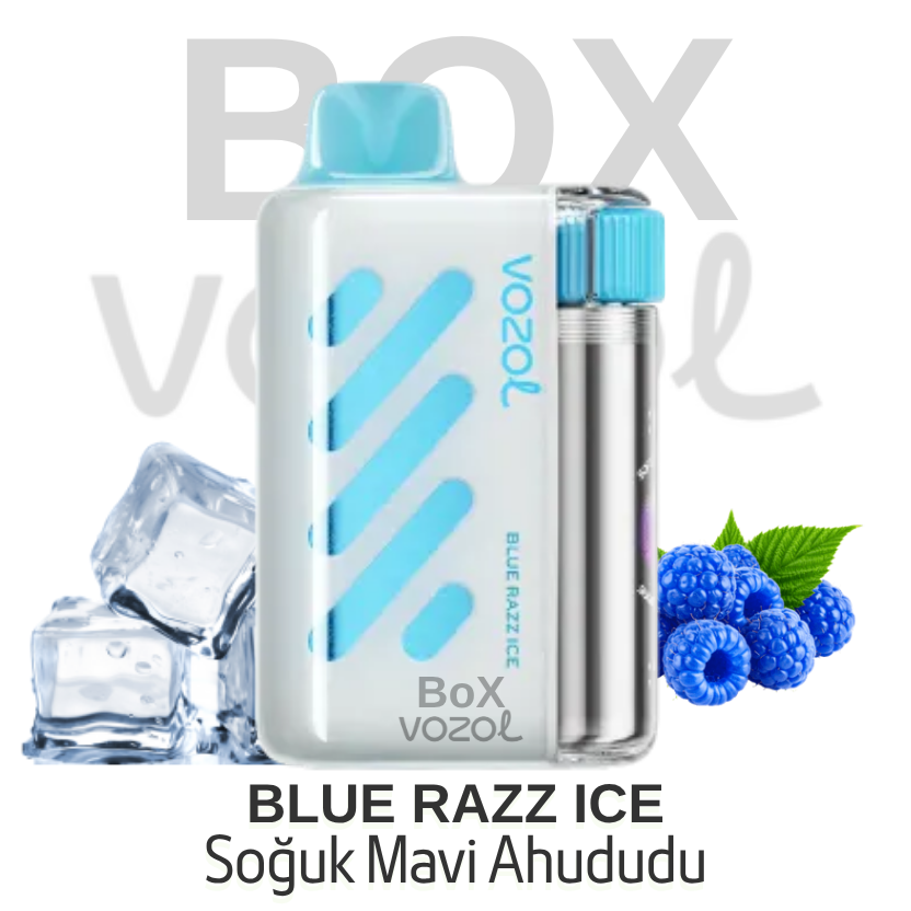 Vozol 40000 Puff - Blue Razz Ice - Vista
