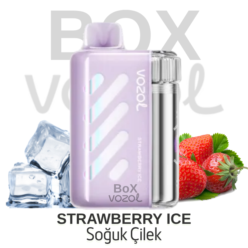 Vozol 40000 Puff - Strawberry Ice - Vista