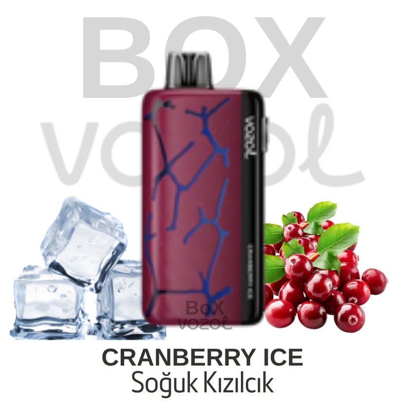 Vozol 45000 Puff - Cranberry Ice - Neon
