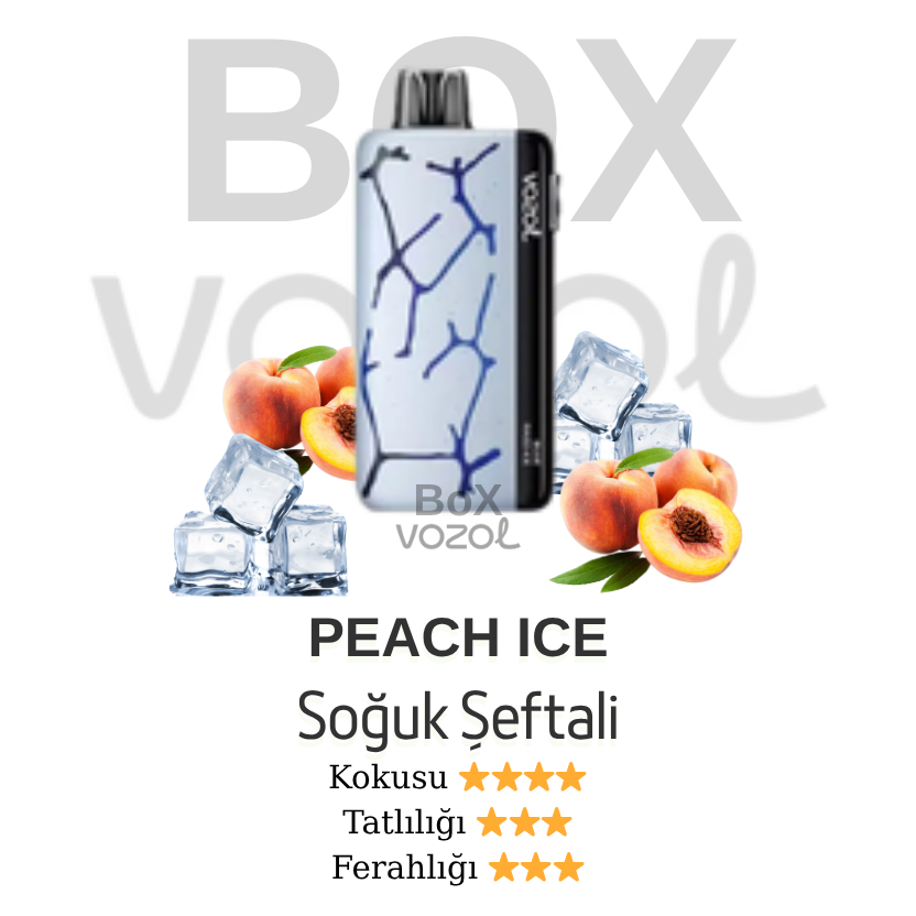 Vozol 45000 Puff - Peach Ice - Neon