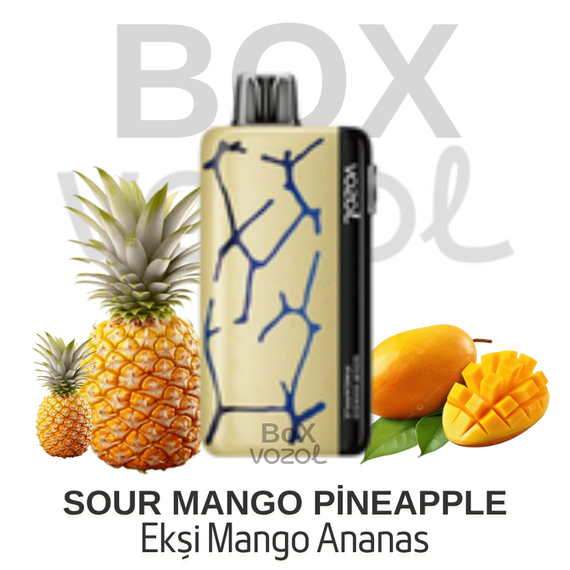 Vozol 45000 Puff - Sour Mango Pineapple - Neon