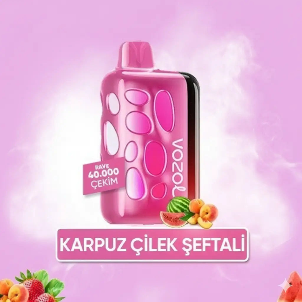 Vozol 40000 Puff - Strawmelon Peach - Rave