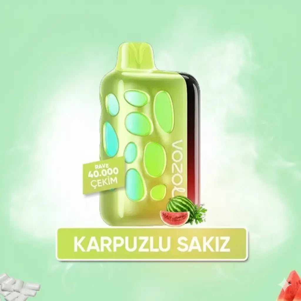 Vozol 40000 Puff - Watermelon Bubblegum - Rave