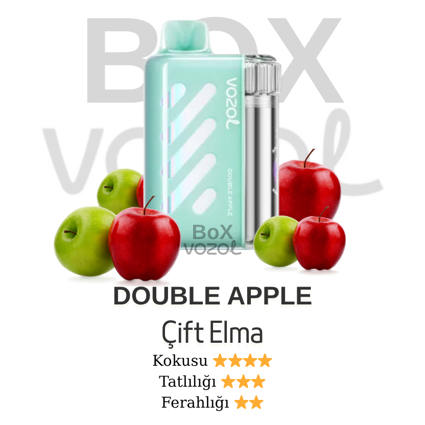 Vozol 40000 Puff - Double Apple - Vista