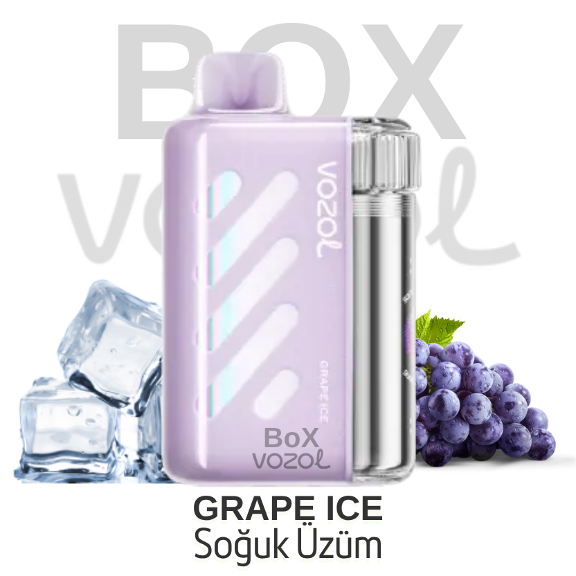 Vozol 40000 Puff - Grape Ice - Vista