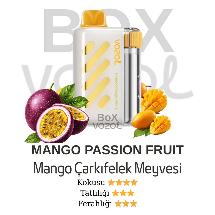 Vozol 40000 Puff - Mango Passion Fruit - Vista